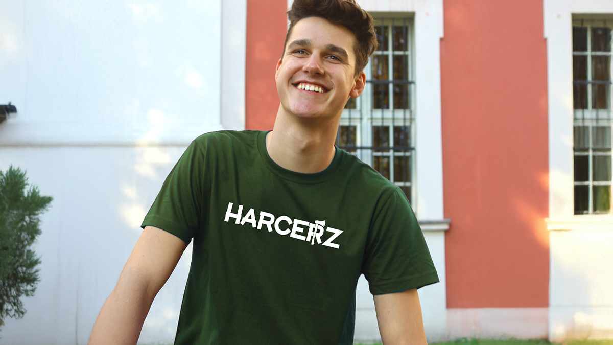 Zielona koszulka HARCERZ
